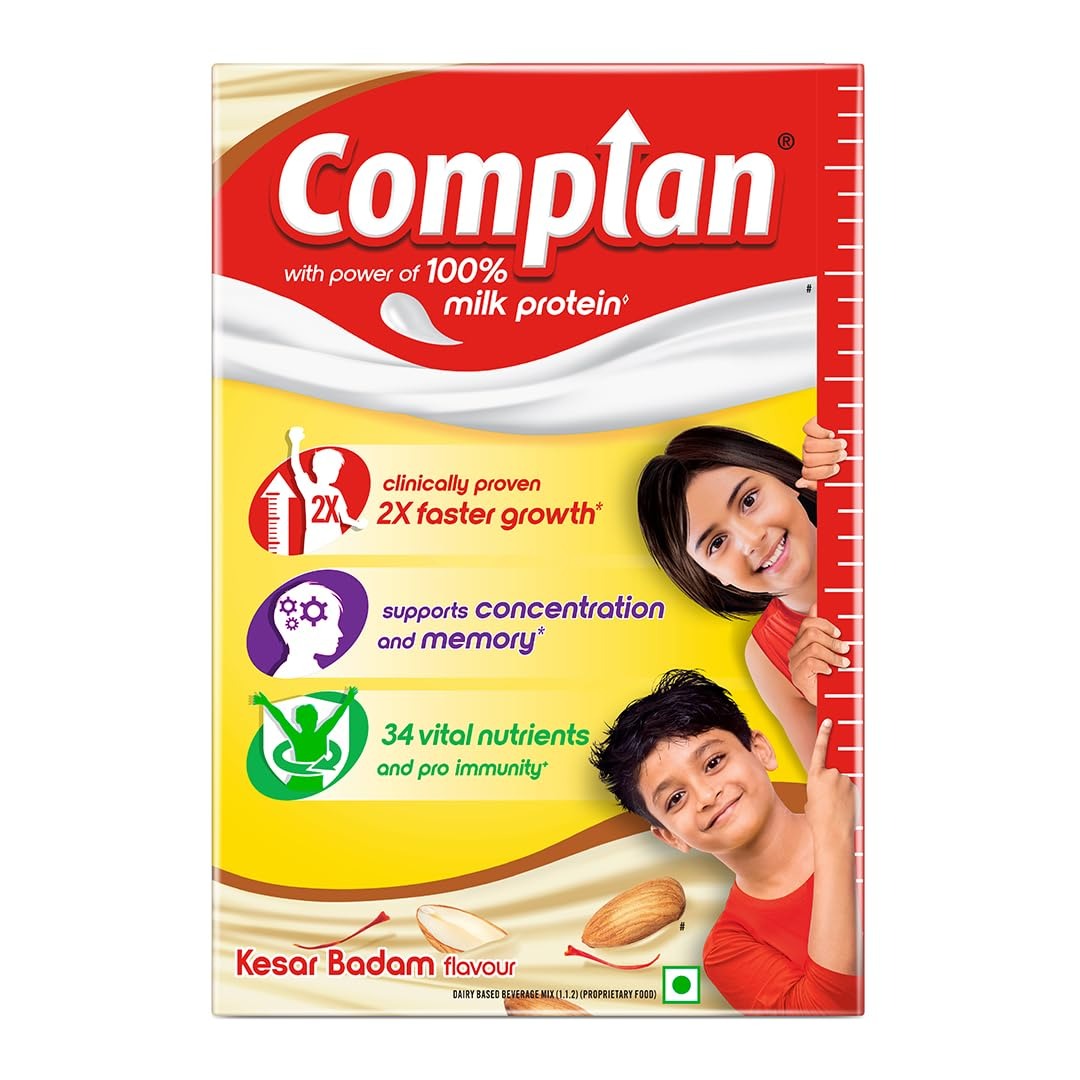 Complan  Kesar Badam 500g, Refill 